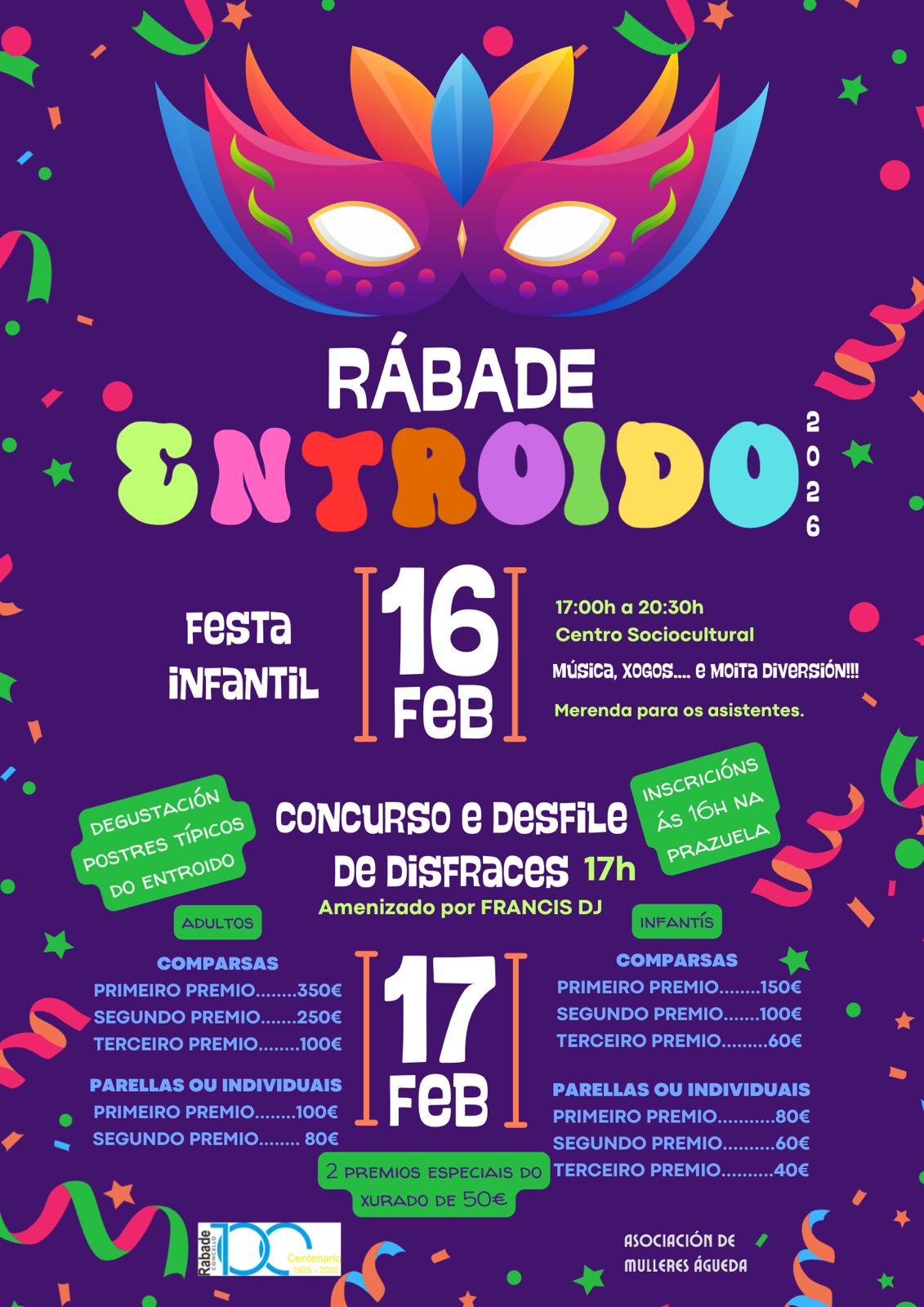 Cartel Entroido R�bade 2026
